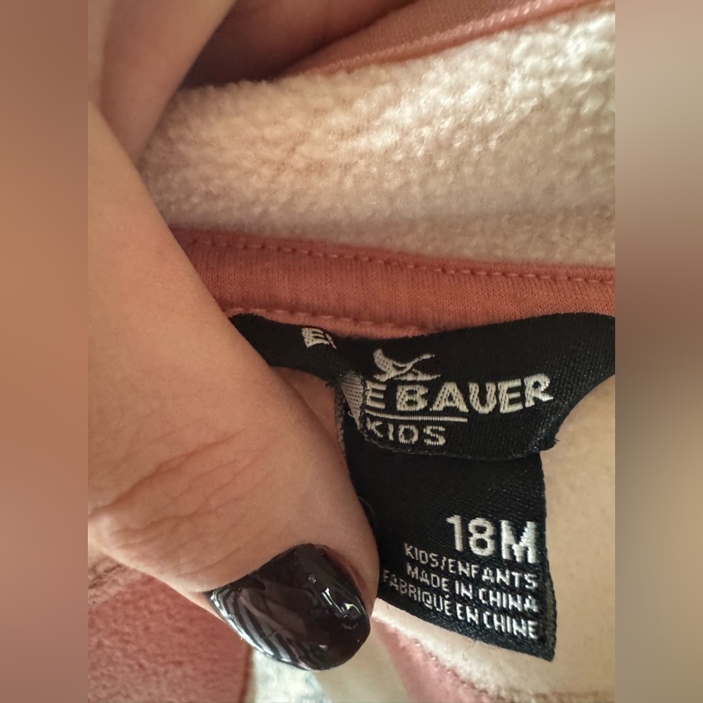 Eddie Bauer Kids Pink and Cream Jacket